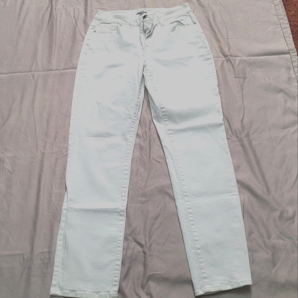 Halston White Jeans